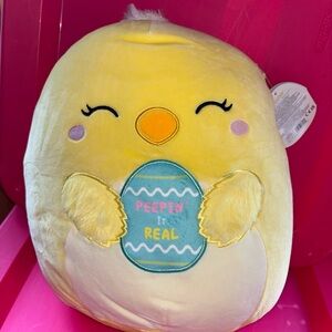 Squishmallows Aimee the Chick 11" Stuffed Plush Peep It Real Easter Basket